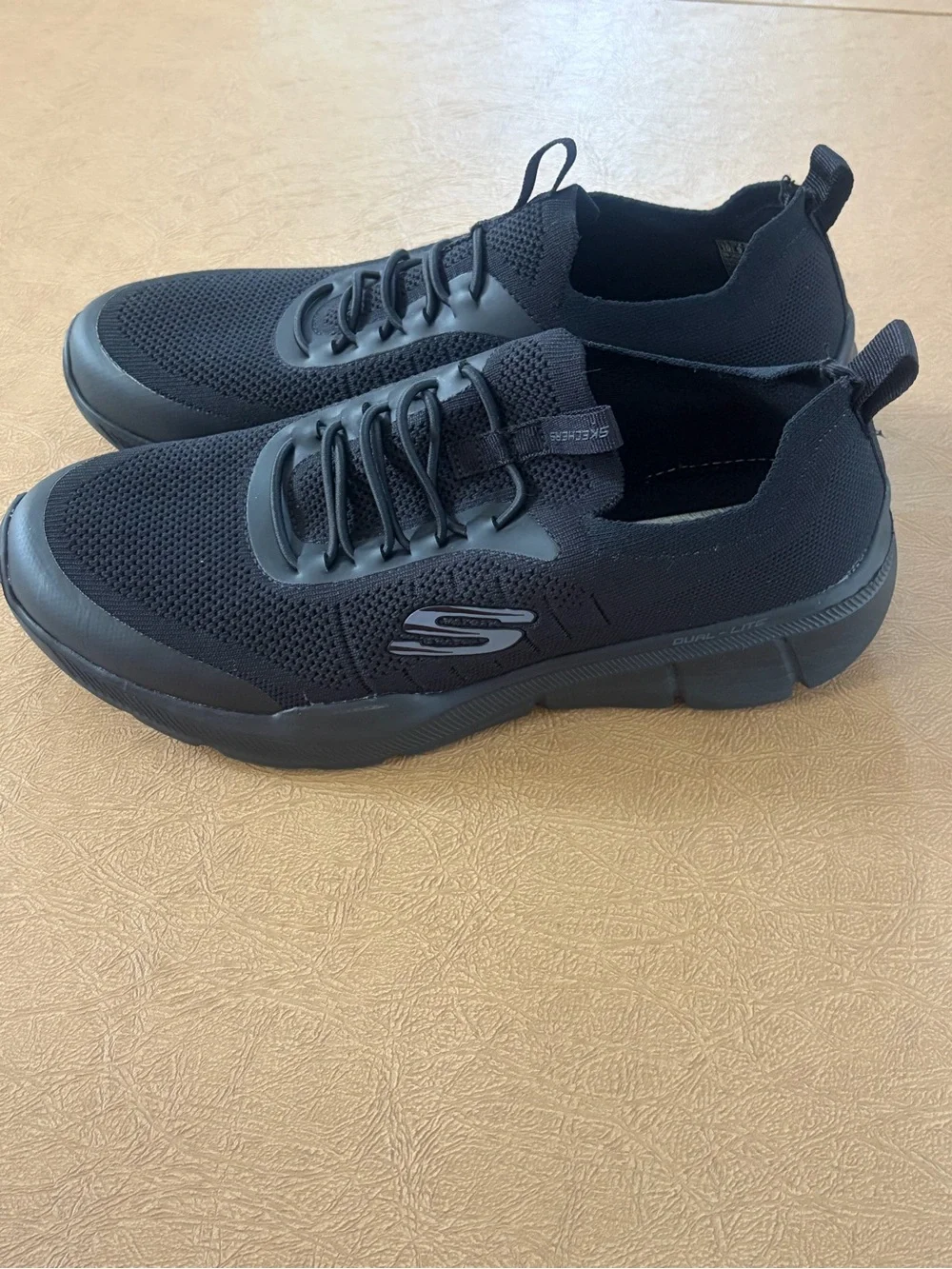 Skechers Men's All-Black Slip-On Athletic Sneakers